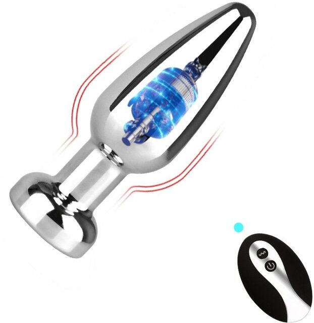 Plug vibrant en métal Vibe Wire 10 x 3.7cm