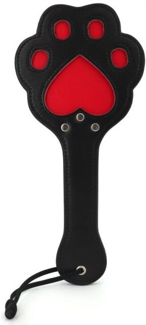 Paddle Patte 28 x 13cm Noir-Rouge