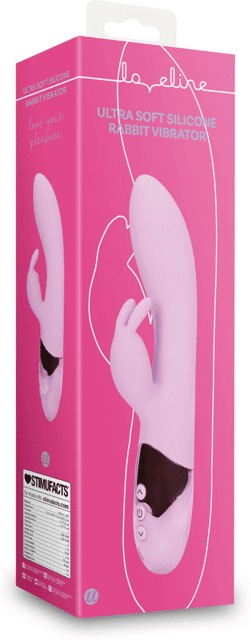 Ultra Soft Silicone Rabbit Vibrator - Exotic Fuchsia