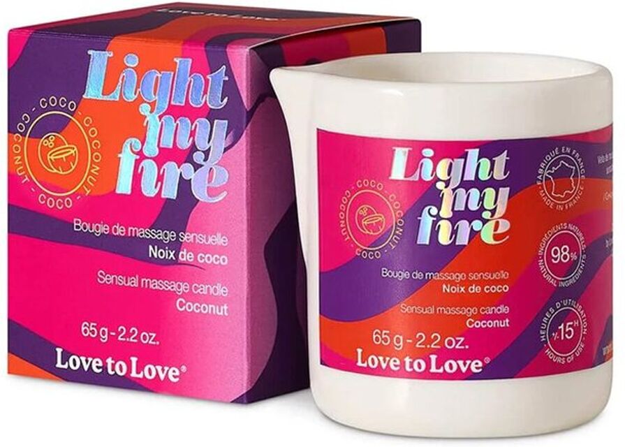 Light My Fire Bougie de Massage - Noix de Coco - 65G