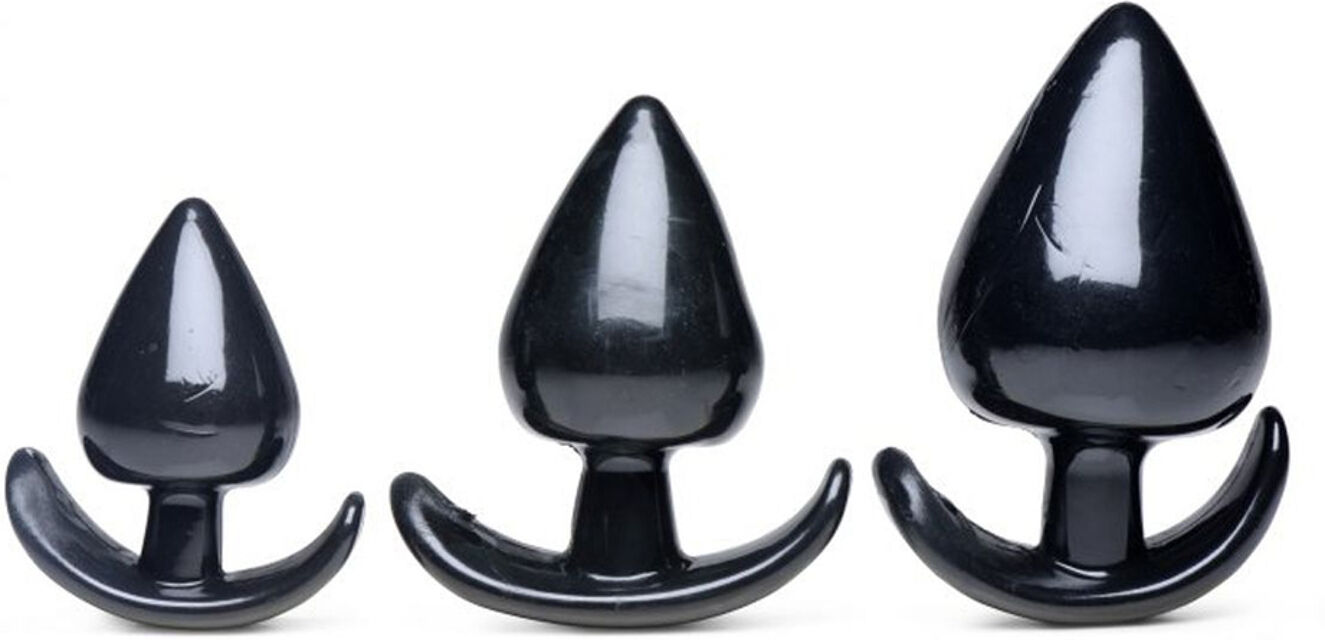 Ensemble de 3 plugs anaux Triple Spades