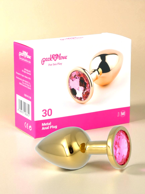 nº 30 plug anal en métallique taille M