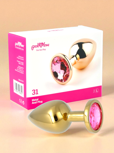 nº 31 plug anal métallique taille L