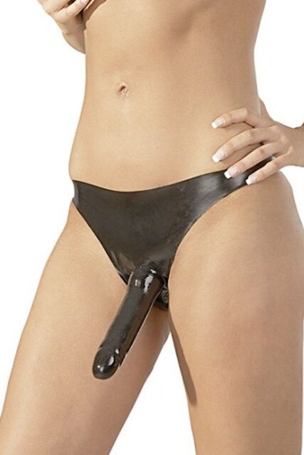 Slip Dildo 1 face Noir