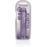 RealRock Realiste Dildo Jelly Suction Cup - 23 cm - Purple