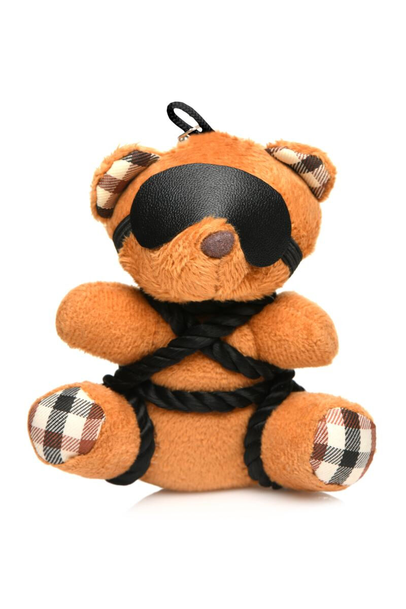 Master Series Porte-clés Teddy Bear en tenue Bondage