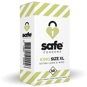 SAFE Préservatifs King Size XL (10 pièces)