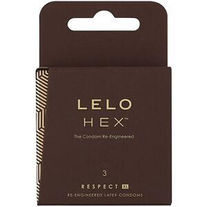 LELO 3 X Préservatifs HEX RESPECT XL