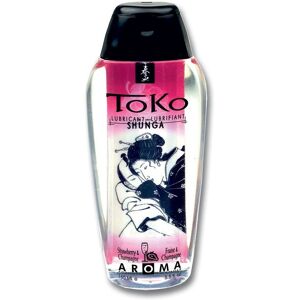 Shunga Lubrifiant Toko Aroma Fraise Vin Pétillant - 165 ml - Publicité Shunga Lubrifiant Toko Aroma Fraise Vin Pétillant - 165 ml - Publicité