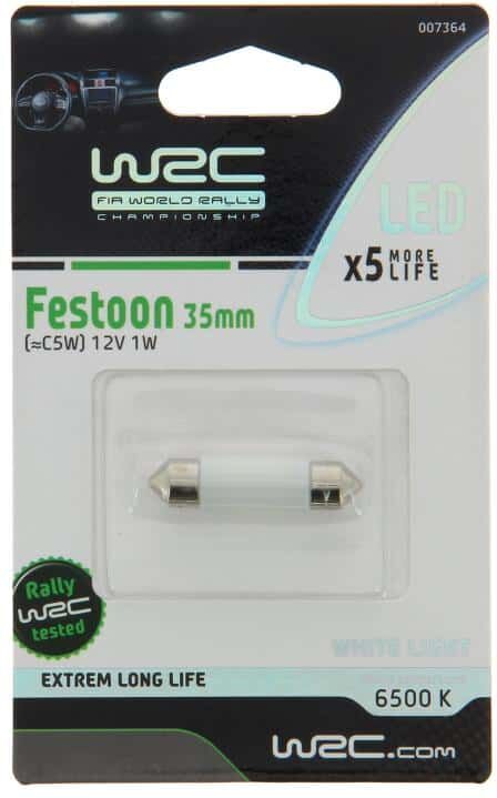 WRC LED Festoon 12V 35mm (C5W 35mm) -