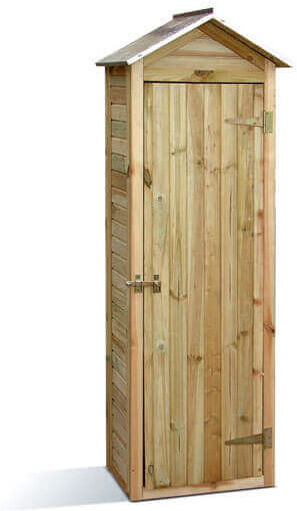 Jardipolys Armoire de rangement Erra - 36 x 54 x 181 cm Jardipolys Armoire de rangement Erra - 36 x 54 x 181 cm