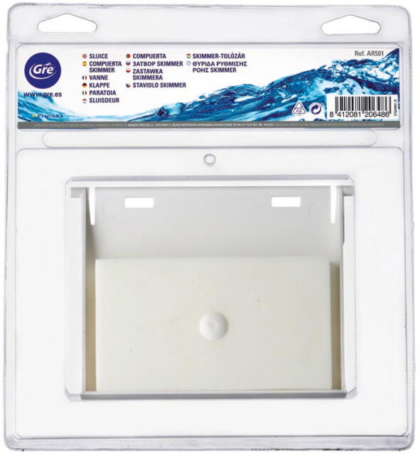 GRE Porte de skimmer standard 14,5cm x 12,5cm de remplacement