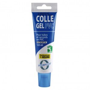 Interplast Colle gel pvc interfix tube rigide 125 ml