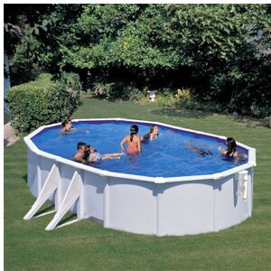 GRE Piscine acier Gre ovale Bora Bora 634 x 399 x H.122 m - Filtre a cartouche