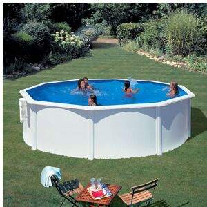 GRE Piscine acier Gre ronde Bora Bora Ø 370 x 122 cm - Filtre a cartouche