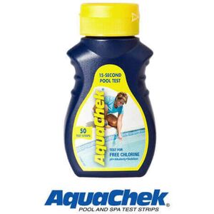 AquaChek Jaune : Chlore et pH (x50 Bandelettes)