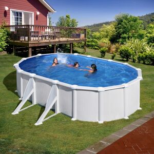 GRE Piscine acier Gre ovale Atlantis 527 x 327 x H.132 cm - Filtre a sable