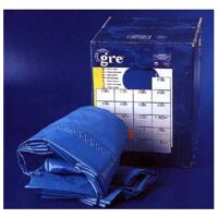 GRE Liner piscine Gré en huit 640 x 390 x H.120 – Rail d’accroche – Bleu