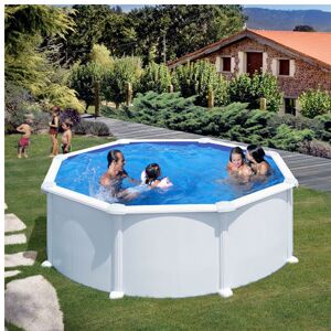 GRE Piscine acier Gré ronde Atlantis Ø 370 x 132 cm - Filtre à sable