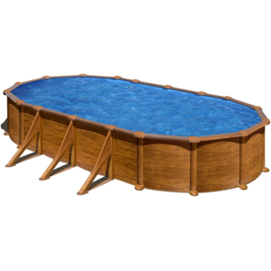 Piscine Gre acier ovale Mauritius 744 x 399 x H 132 cm (Filtre à sable) - Publicité Piscine Gre acier ovale Mauritius 744 x 399 x H 132 cm (Filtre à sable) - Publicité