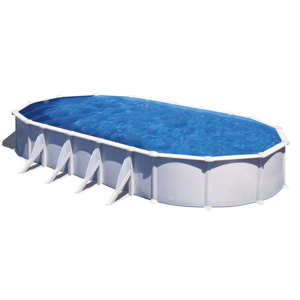 Piscine Gre acier ovale Atlantis - 1020 x 750 x H 132 cm (Filtre à sable) - Publicité Piscine Gre acier ovale Atlantis - 1020 x 750 x H 132 cm (Filtre à sable) - Publicité