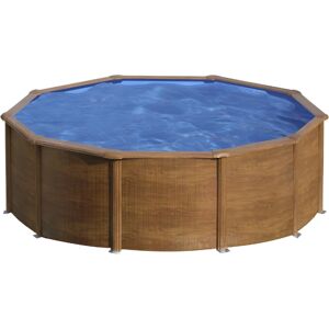 Piscine Gre acier ronde Sicilia - Ø 480 x 122 cm (Filtre à cartouche) - Publicité Piscine Gre acier ronde Sicilia - Ø 480 x 122 cm (Filtre à cartouche) - Publicité