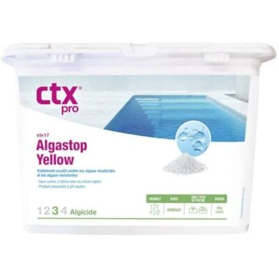 CTX - Algastop Moutarde - Poudre - 1.5 kg - Produit chimique pour piscine - Publicité CTX - Algastop Moutarde - Poudre - 1.5 kg - Produit chimique pour piscine - Publicité