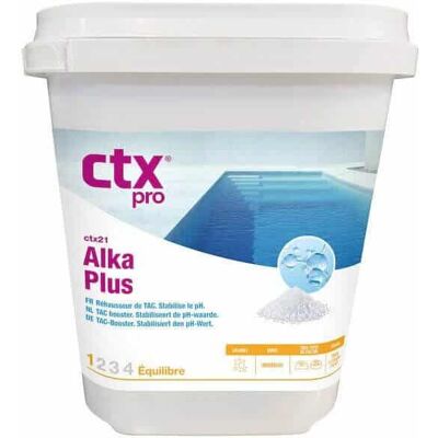 Augmentateur d'alcalinité (TAC) Alka+ CTX 21 - 6kg - Publicité Augmentateur d'alcalinité (TAC) Alka+ CTX 21 - 6kg - Publicité