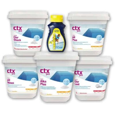 CTX Kit de démarrage au chlore pour piscine - Publicité CTX Kit de démarrage au chlore pour piscine - Publicité
