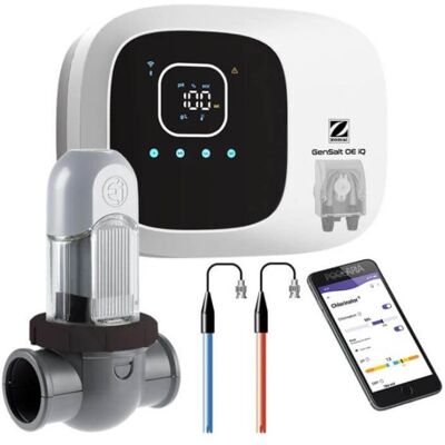 Électrolyseur connecté Zodiac GenSalt OE iQ pH 25 Evo - Publicité Électrolyseur connecté Zodiac GenSalt OE iQ pH 25 Evo - Publicité