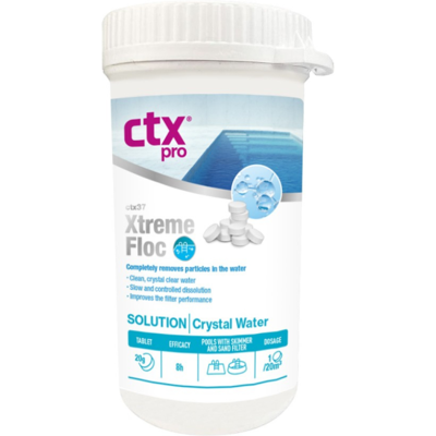 Floculant CTX 37 Xtreme Floc 20g (Filtre à cartouche) - Publicité Floculant CTX 37 Xtreme Floc 20g (Filtre à cartouche) - Publicité