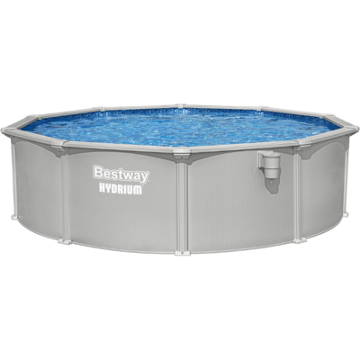 Piscine Bestway acier Hydrium - Ø 493 x H 122 cm (Filtre à sable) - Publicité Piscine Bestway acier Hydrium - Ø 493 x H 122 cm (Filtre à sable) - Publicité