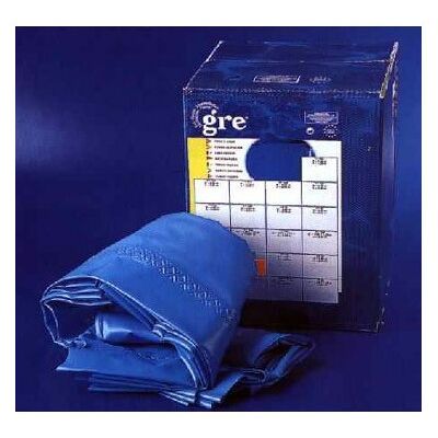 GRE Liner piscine Gré ovale 800 x 470 x H.120 cm - Rail d'accroche - Bleu - Publicité GRE Liner piscine Gré ovale 800 x 470 x H.120 cm - Rail d'accroche - Bleu - Publicité