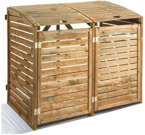 Jardipolys Cache-poubelle double Jardipolys Cache-poubelle double