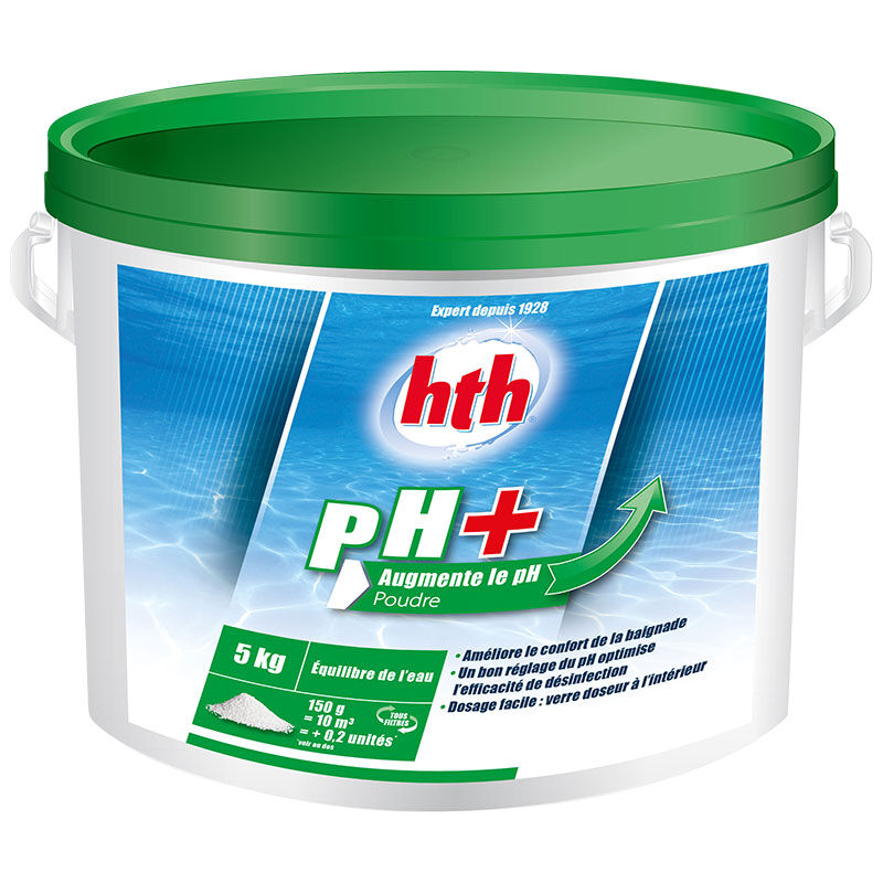 HTH pH plus Quantité - Seau de 5 kg