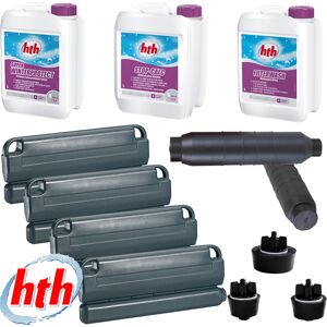 Hth Pack hivernage Luxe HTH Taille du pack - M (piscine jusqu’à 8 x 4m), Dimension bouchons - n°10 - 1