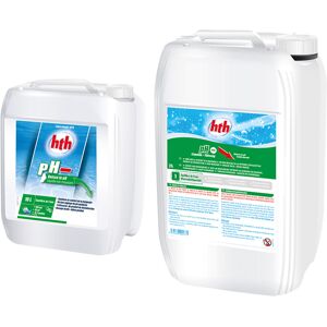 HTH pH moins liquide Quantité - 40 L (2 bidons de 20 L)