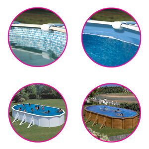 Gre FPROV507 - Liner de piscine en forme de huit, 500 x 310 x 120 cm (Longueur x Largeur x Hauteur), Couleur Bleue - Publicité