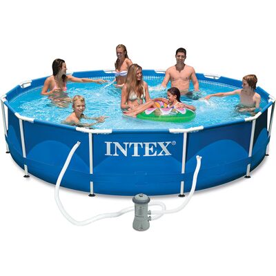 Piscine tubulaire Intex Metal frame 3,66 x h0,76m