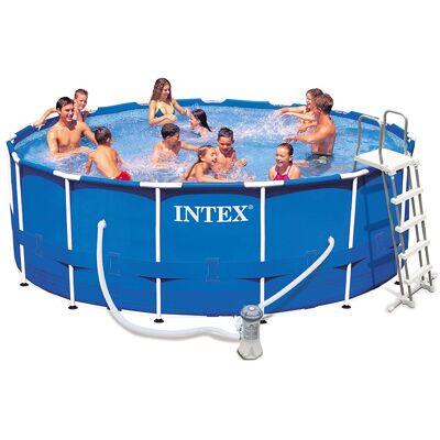 Piscine tubulaire Intex Metal frame 4,57 x h1,22m