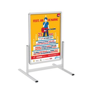 Edimeta Stop-trottoir vertical Cadro-Clic® A0 / 120 x 80 cm