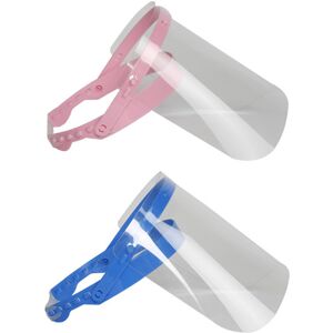 Edimeta Visières transparentes BLEUE - Boîte de 50 - COLOR L 280 x P 0,4 H 195 mm complètes