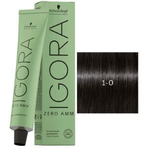 Tube Coloration Igora Zéro Amm Schwarzkopf 60 Ml