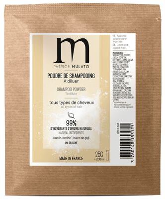 Poudre de Shampoing Tous types de Cheveux Mulato