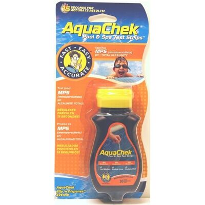 Aquachek orange OXYGENE/PH/TAC - Publicité Aquachek orange OXYGENE/PH/TAC - Publicité