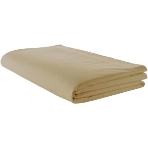 Drap plat percale Tradilinge MOKA Couleur Moka