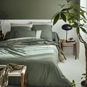 Housse de couette percale Tradilinge NOA KAKI