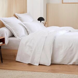 Housse de couette satin Tradilinge GRAND HÔTEL BLANC (Couleur : Blanc)