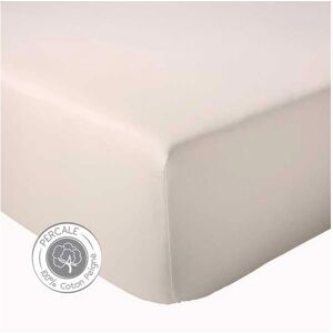 Drap housse percale Tradilinge BEIGE (Couleur : Beige)