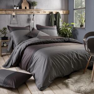 Housse de couette satin Tradilinge ENZO NOIR